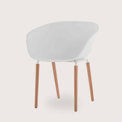 Casco Dining Arm Chair (Arctic White) - Discontinued     - Marcel Olsen