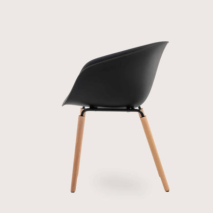 Casco Dining Arm Chair (Jet) - Discontinued     - Marcel Olsen