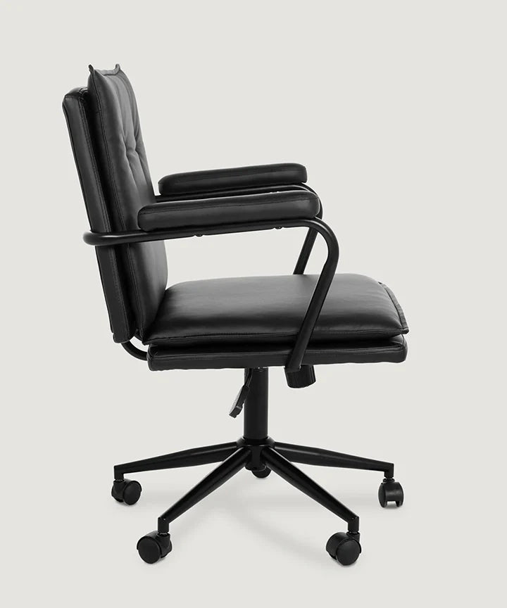 Executive Cushioned Office Chair (Black)     - Marcel Olsen