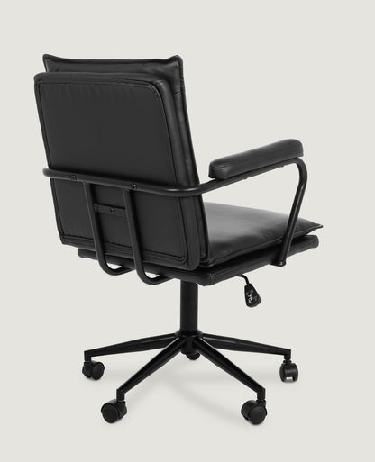 Executive Cushioned Office Chair (Black)     - Marcel Olsen