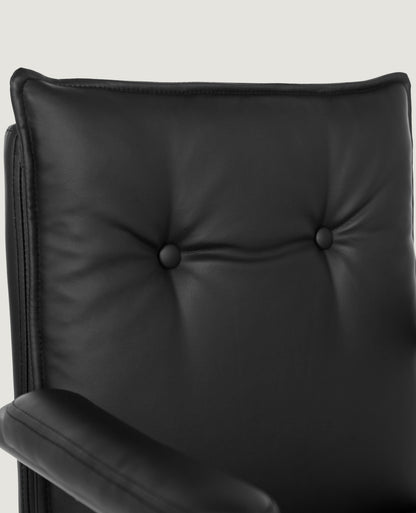 Executive Cushioned Office Chair (Black)     - Marcel Olsen