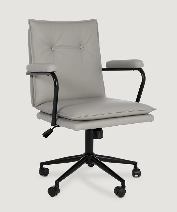 Executive Cushioned Office Chair (Grey)     - Marcel Olsen