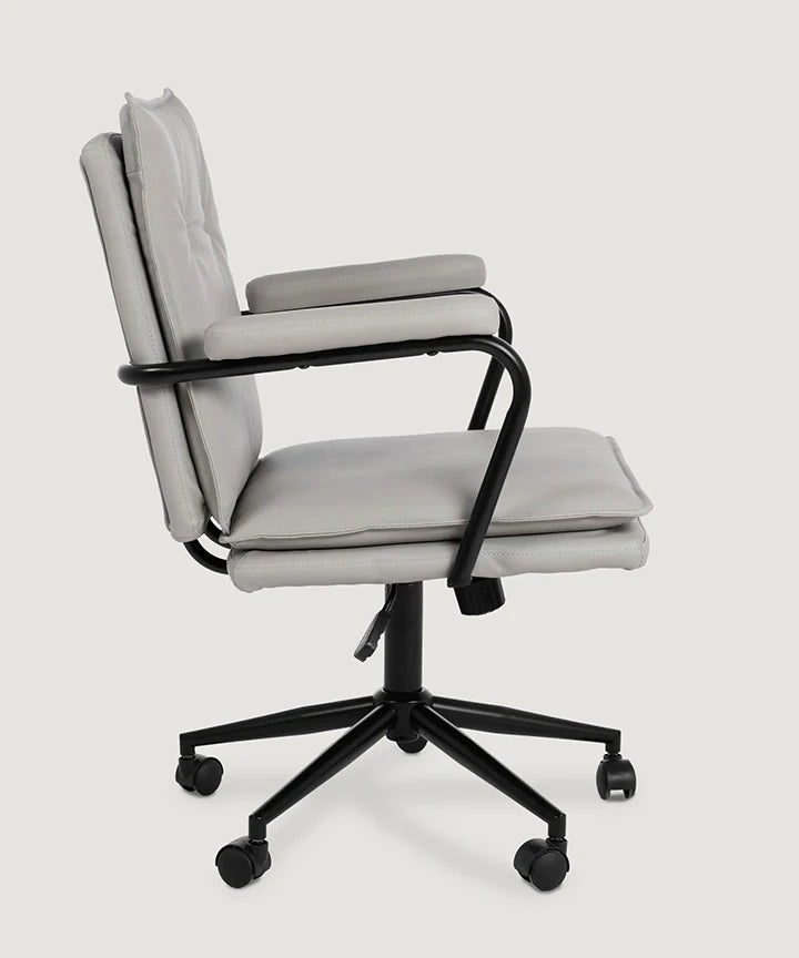 Executive Cushioned Office Chair (Grey)     - Marcel Olsen